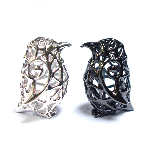 銀のペンギン・ペンダントSV925【PioParakee】silver penguin pendant 9枚目の画像