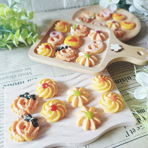 New!!☆ミニチュア☆クッキー トレイセット ☆インテリア 食品