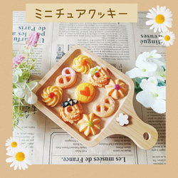 New!!☆ミニチュア☆クッキー トレイセット ☆インテリア 食品