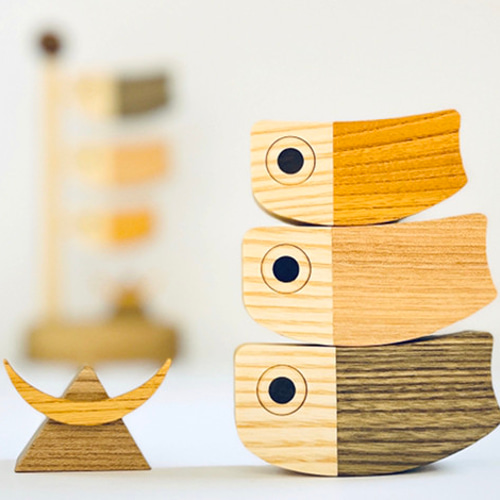 こいのぼり　森林工芸館　未使用品 木のこいのぼり 鯉のぼり 置物 木製 室内用 端午の節句 | 森林