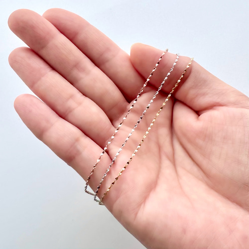 glitter グリッター テニスチェーン クロスネックレス 3mm 51cm Iced Out Cross Tennis Chain Necklace | Glitter