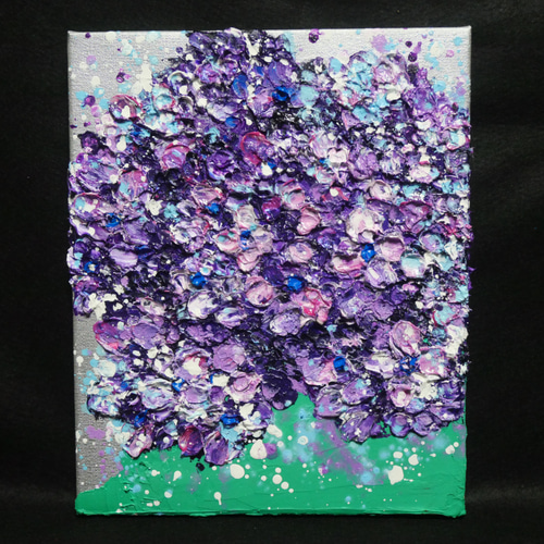 油絵 絵画 絵 油彩 アートパネル【スーパーブルームーン