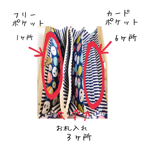 がま口長財布 ごろりん猫 ピンク 和柄 ハンドメイド がま口 文鎮