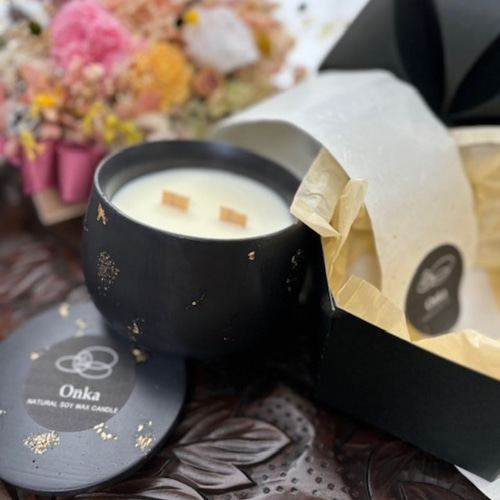 ジェスモナイト容器の100％天然精油＆ソイワックスキャンドル