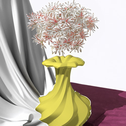 【A】3Dプリンタ製一輪挿し 4842c497fab61023b3a4dedb7e8d6e
