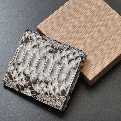 最高級！パイソン！錦蛇革！無双タイプ！バックカットモデル！日本製造