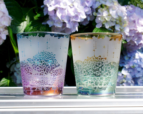 ＊三日月ともこもこ紫陽花＊シーグラスアート 梅雨 三日月ともこもこ紫陽花＊シーグラスアート 梅雨 Amazon.co.jp