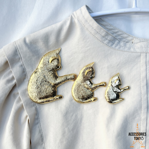 猫モチーフブローチまとめ売り 楽天市場】ブローチ 猫 ねこ ネコ 刺繍 ワッペン バッチ KS48016