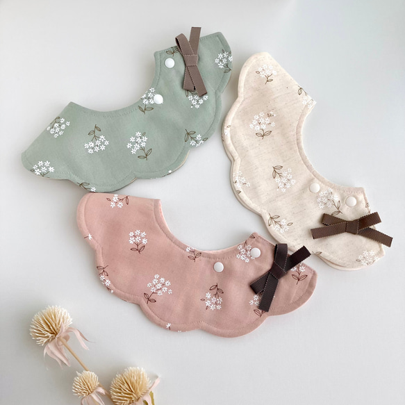 ハンドメイドスタイセット フラワー 花柄 櫛で梳く シルエット