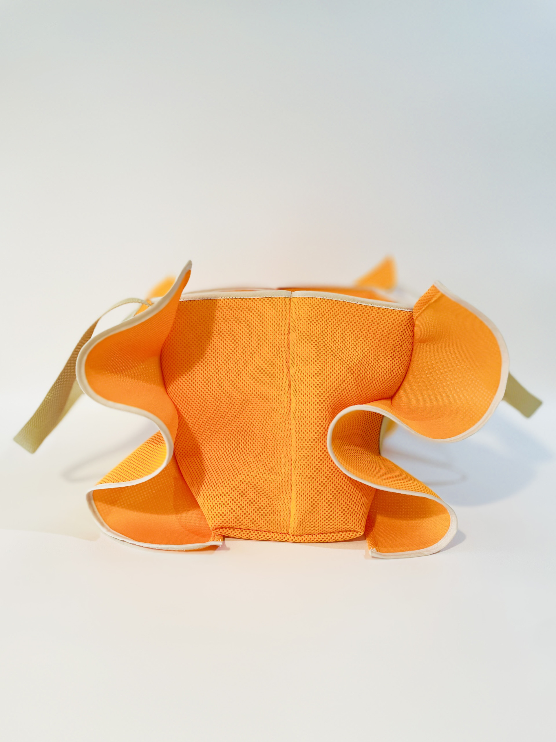 【waffle meshフリルバッグ大】/6B0824