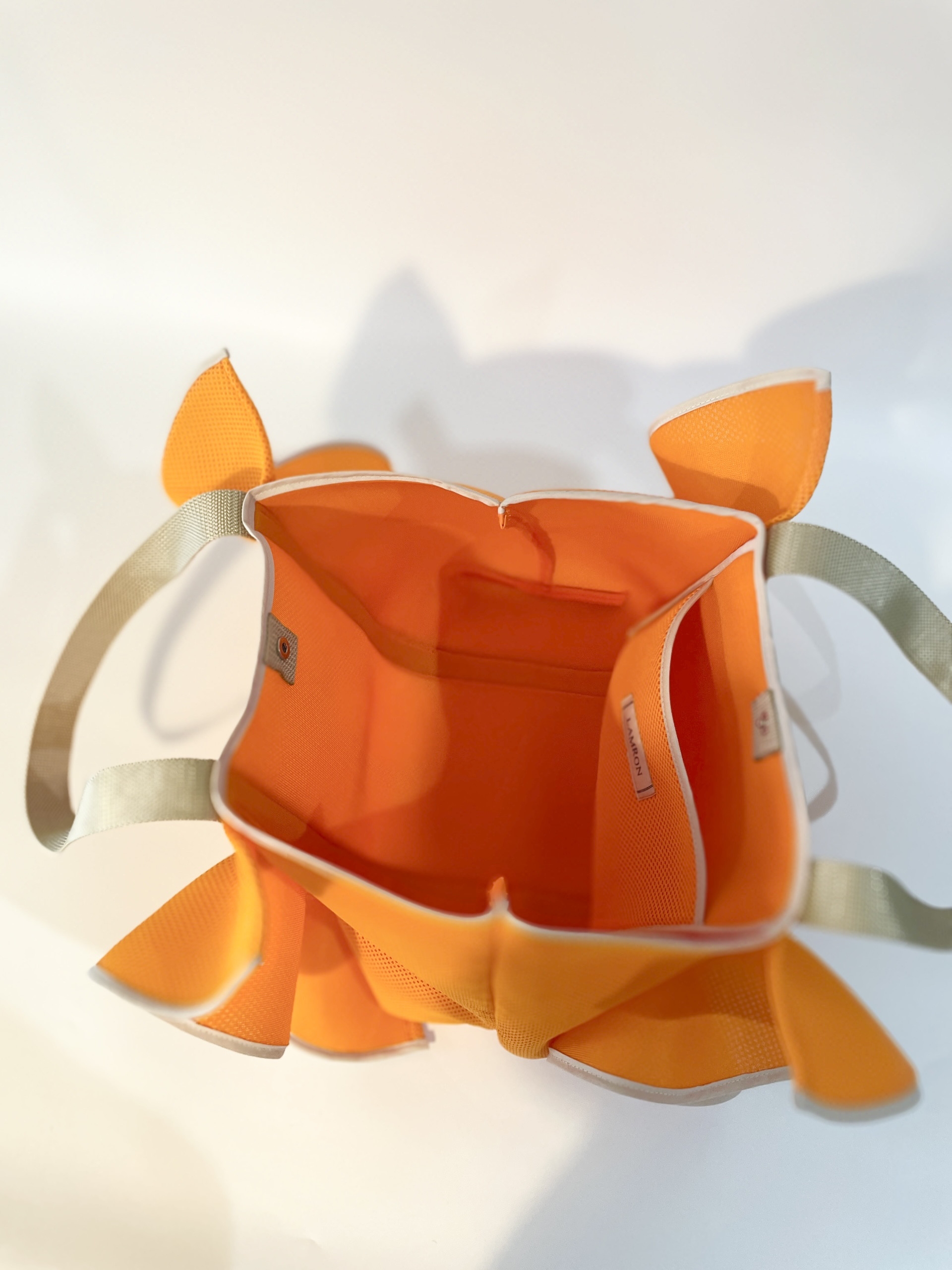 【waffle meshフリルバッグ大】/6B0824