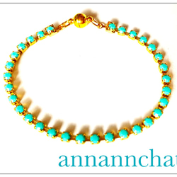 レア！ウォーターメロントルマリン　ブレスレット9mm 3A+]ウォーターメロントルマリンブレスレット（約9mm玉/キャッツ