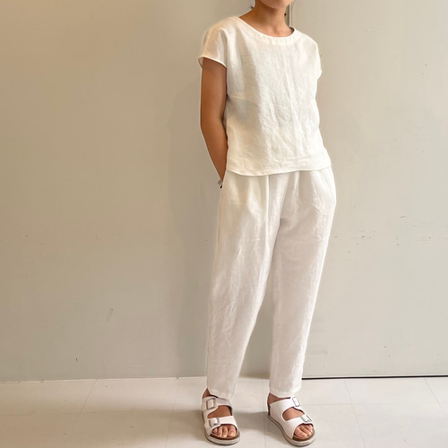 型紙】子供用テーパードパンツとトップスのセットアップ（140・150