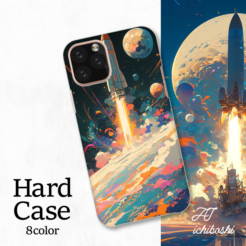スマホケース　送料無料　可愛い　豪華　金箔　宇宙　hj-004