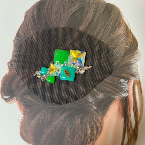 社交ダンスアクセサリー/イヤリング/ピアス/グリーン系