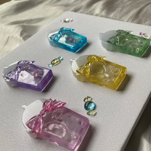 名入れ無料】ドリンクレジンキーホルダー キーリング candy 通販