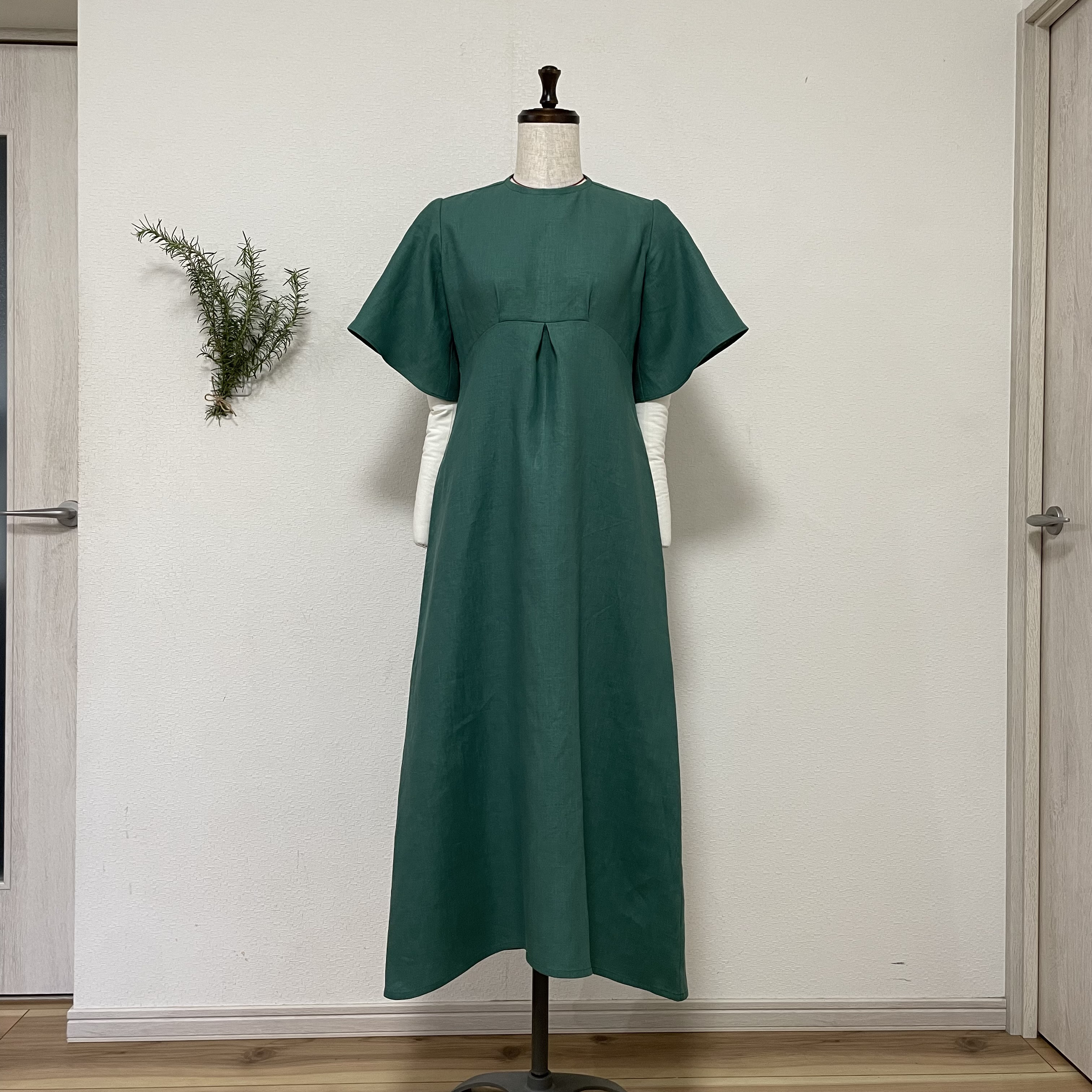 ＊リネンのリリーワンピース（Redesing）