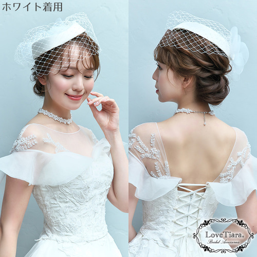 【トーク帽とドレスのセット】ウェディング、前撮り トーク帽とドレスのセット】ウェディング、前撮り