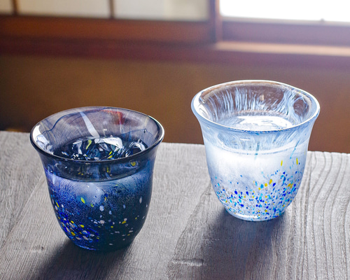 Y*t様 【新品】ノリタケ Noritake 江戸切子 ガラスボウル ノリタケクリスタル 銀河 アンバーガラスボウル2個＆サーブ
