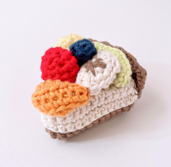 あみぐるみ 編みぐるみ おままごと ラトル 手編み 編み物 フルーツ