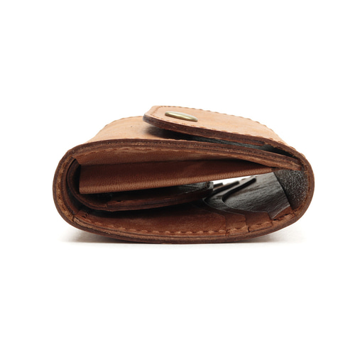 イタリアンレザー】本革コンパクト財布 ミニ 小さい 日本製 二つ折り