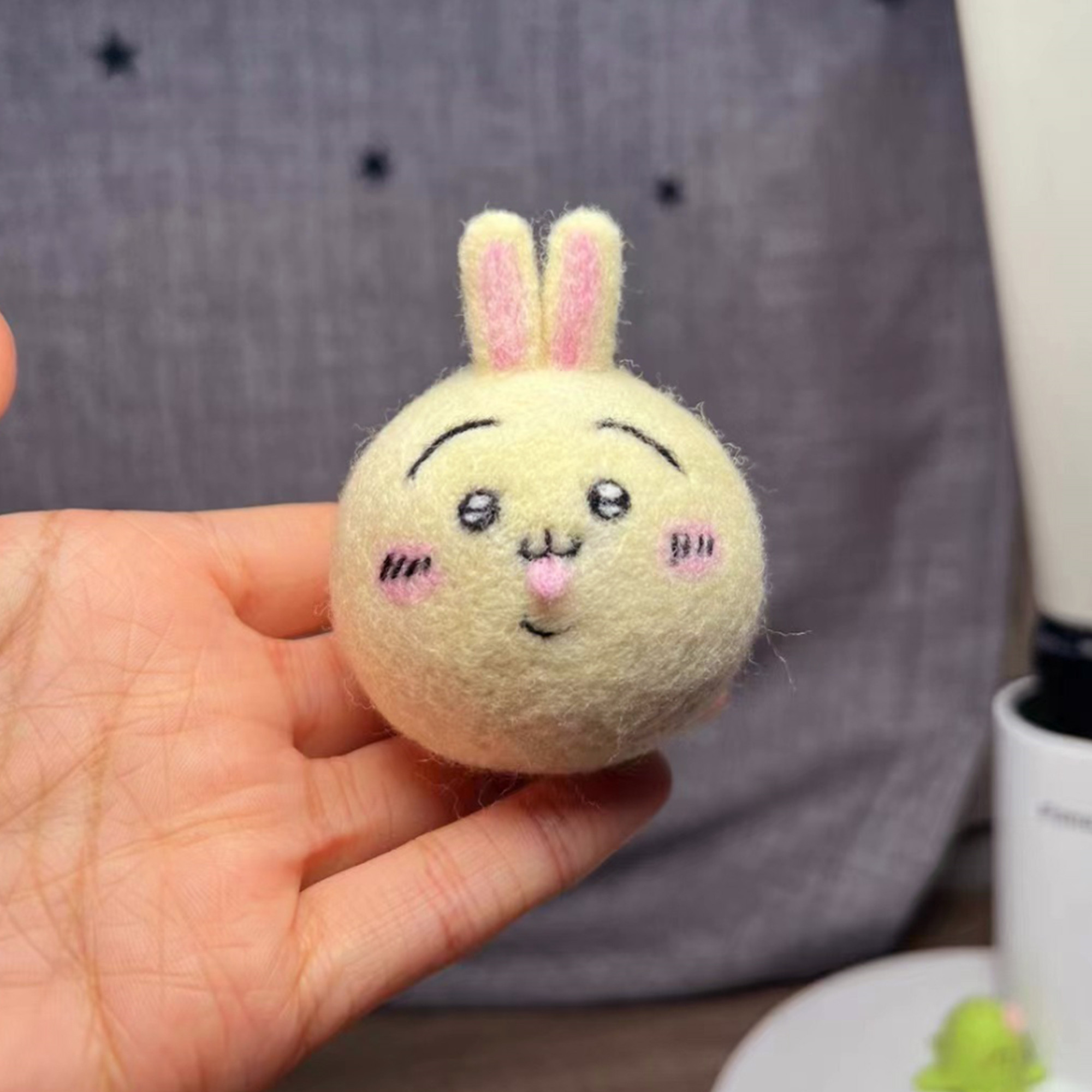 羊毛フェルト　ぬいぐるみ　ハンドメイド　激かわ