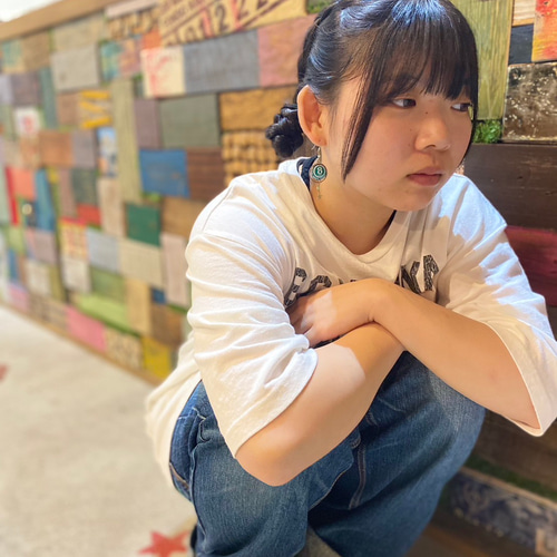 瓶の王冠と真鍮のピアス (イヤリング変更可) pierce ピアス（フック