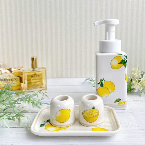 爽やかレモンのハンドソープボトル✨ バス・トイレ・洗面用品 Le