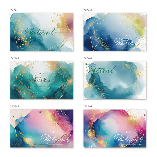 個性的な名刺ショップカードアクセサリー台紙ポイントカード】「GG