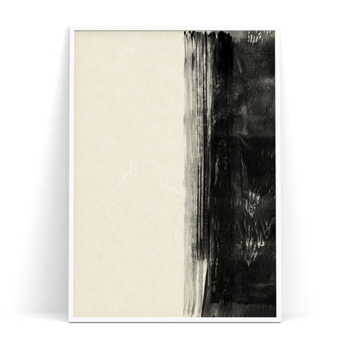 ジャパンディポスター【 sumi 】3種類 墨 抽象画ポスターで模様替え 和