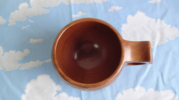 真桜の木の一木彫りコーヒーカップ.  D1265780756(9750円)