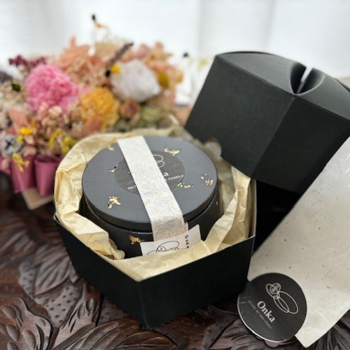 ジェスモナイト容器と100％天然精油&ソイワックスキャンドル Jesmonite