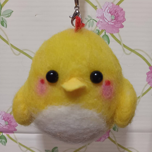 羊毛フェルト＊手のひらサイズのまったり鳥さん❤︎ヒヨドリ