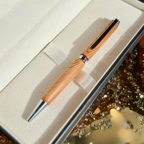 世界に一本だけ】樹齢1000年・屋久杉ボールペン YS1 木材・板 金井工房