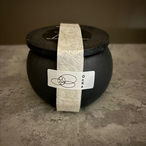 ジェスモナイト容器の100％天然精油＆ソイワックスキャンドル