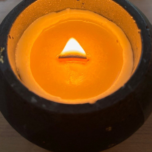 ジェスモナイト&キャンドル 優しさと愛を♡ピンク色ののジェスモナイトキャンドルホルダー