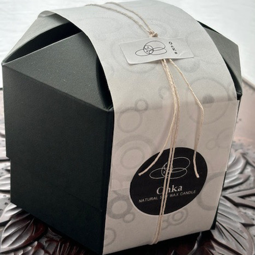 ジェスモナイト&キャンドル 優しさと愛を♡ピンク色ののジェスモナイトキャンドルホルダー