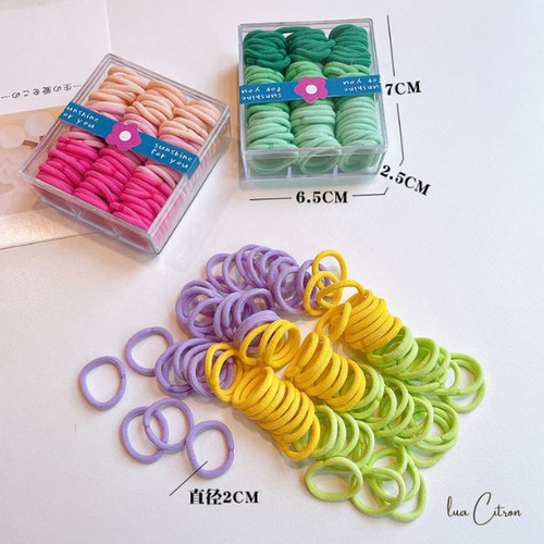 90本入り ケース付き ミニゴム ヘアゴム lua Citron 通販 17822023