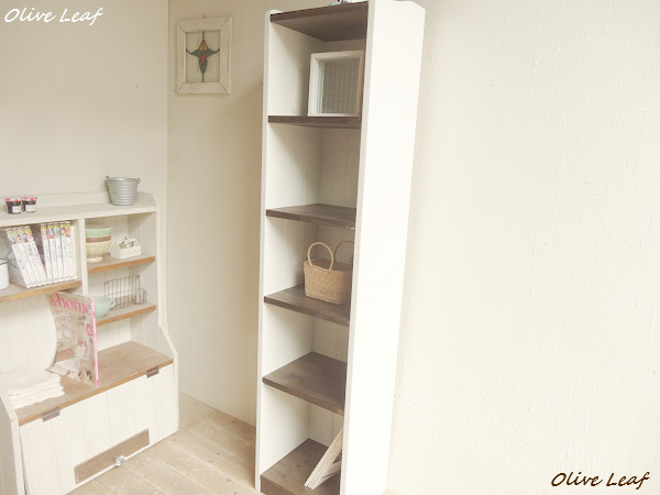 サイズ、デザインオーダー可！○パタパタ付3段ラック○シャビー