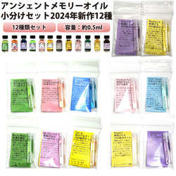 アンシェントメモリーオイル 小分けお試しセット（0.5ml×12）【2024年 