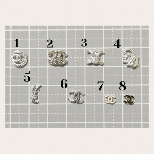 21種類】ネイルパーツ デコパーツ ブランドモチーフ その他素材 たう