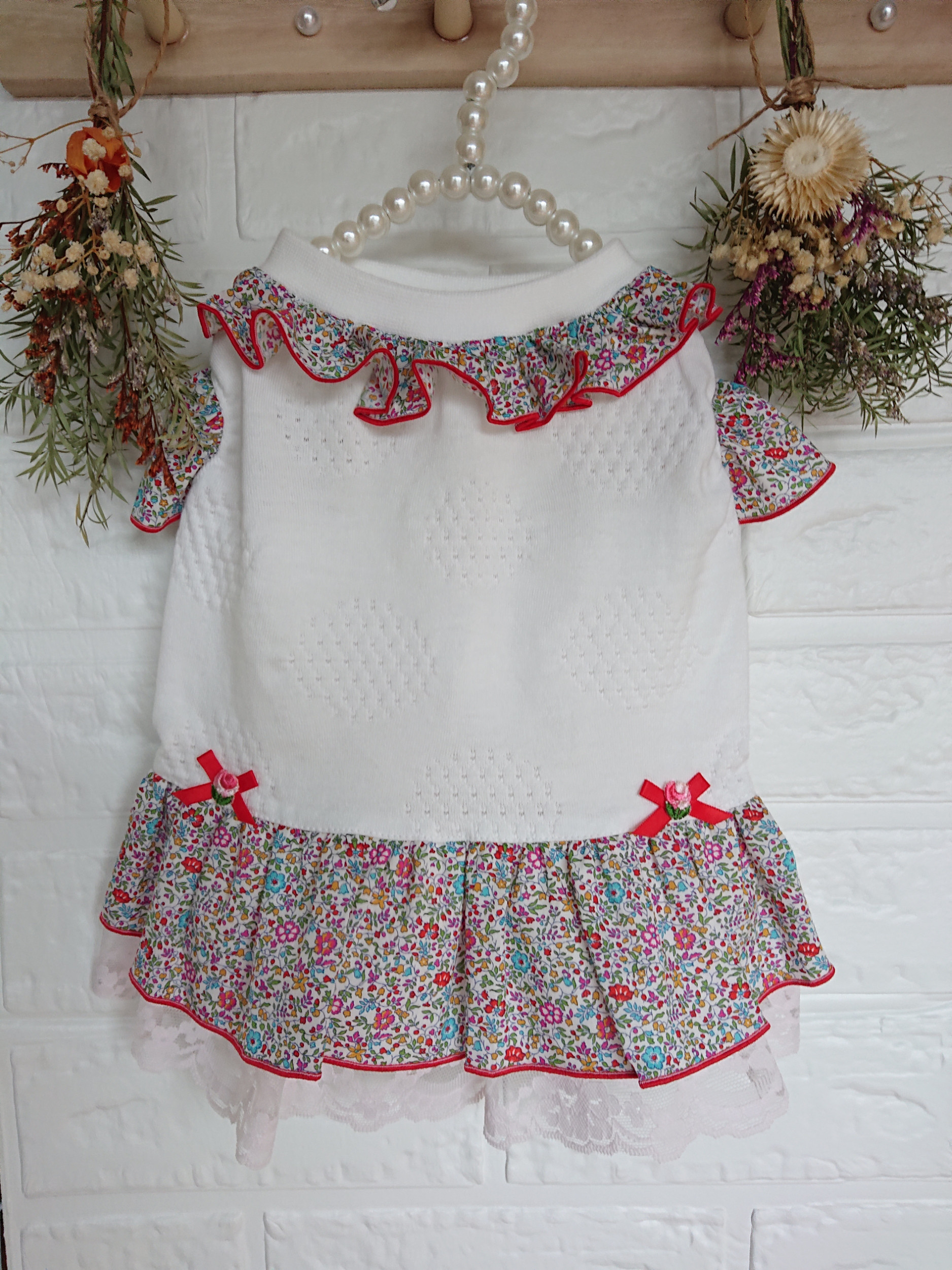 犬の服【リバティ ケイティアンドミリー・キュートなワンピース  