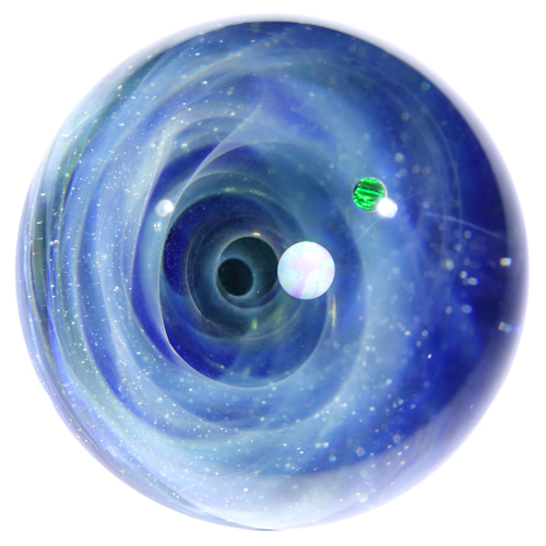 53mm 宇宙ガラスマーブル - オブジェ no.M179 立体・オブジェ Star