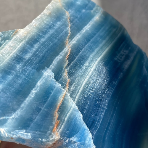 アルゼンチン産【レムリアン アクアティン カルサイト】① スラブ