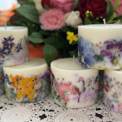 100%ナチュラル ボタニカルソイキャンドル Botanical**Relax** -B