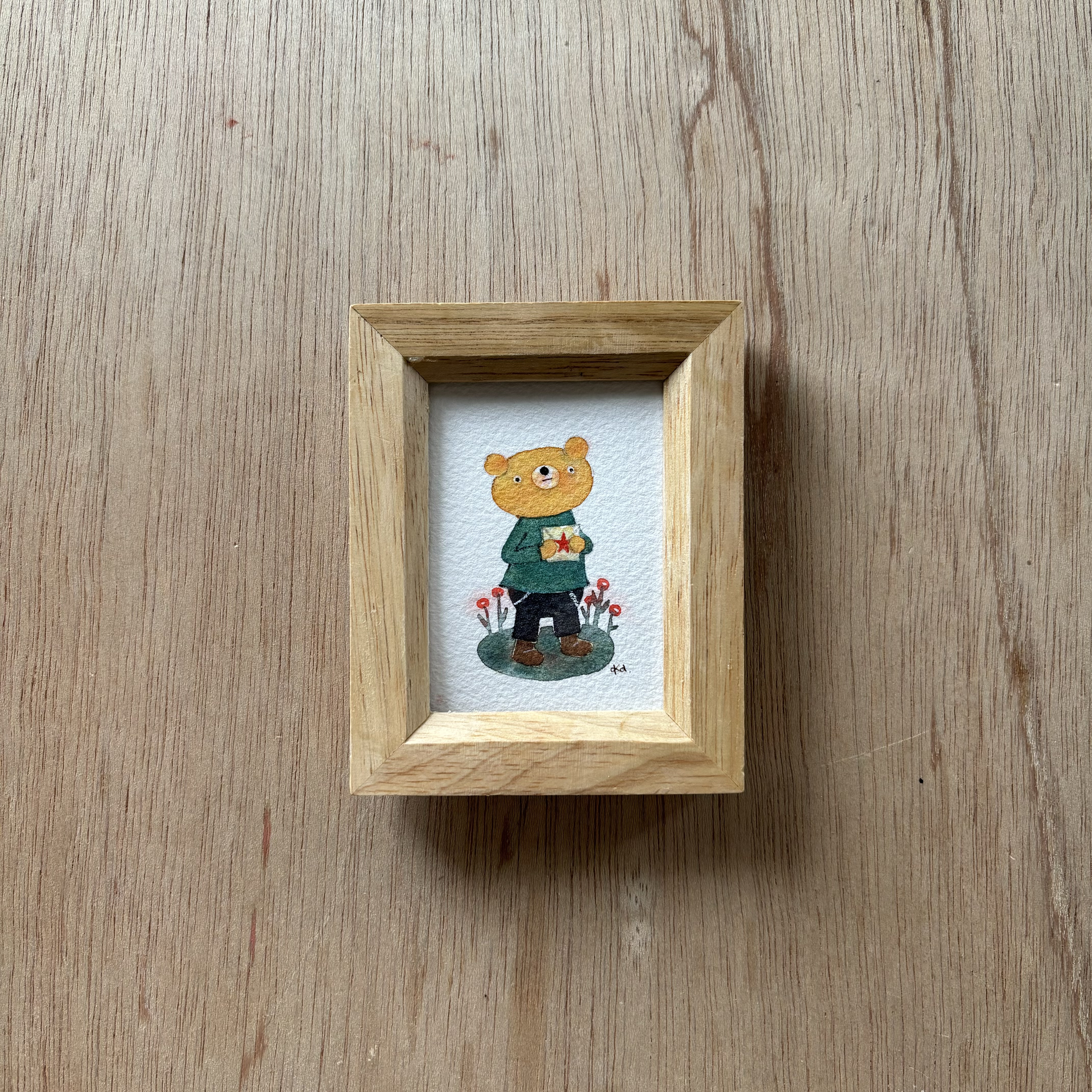 「おてがみ」ミニ額　原画