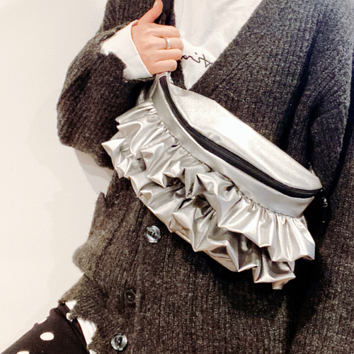 フリルボディバッグ Amazon.co.jp: フリルギャザーボディバッグ レディース