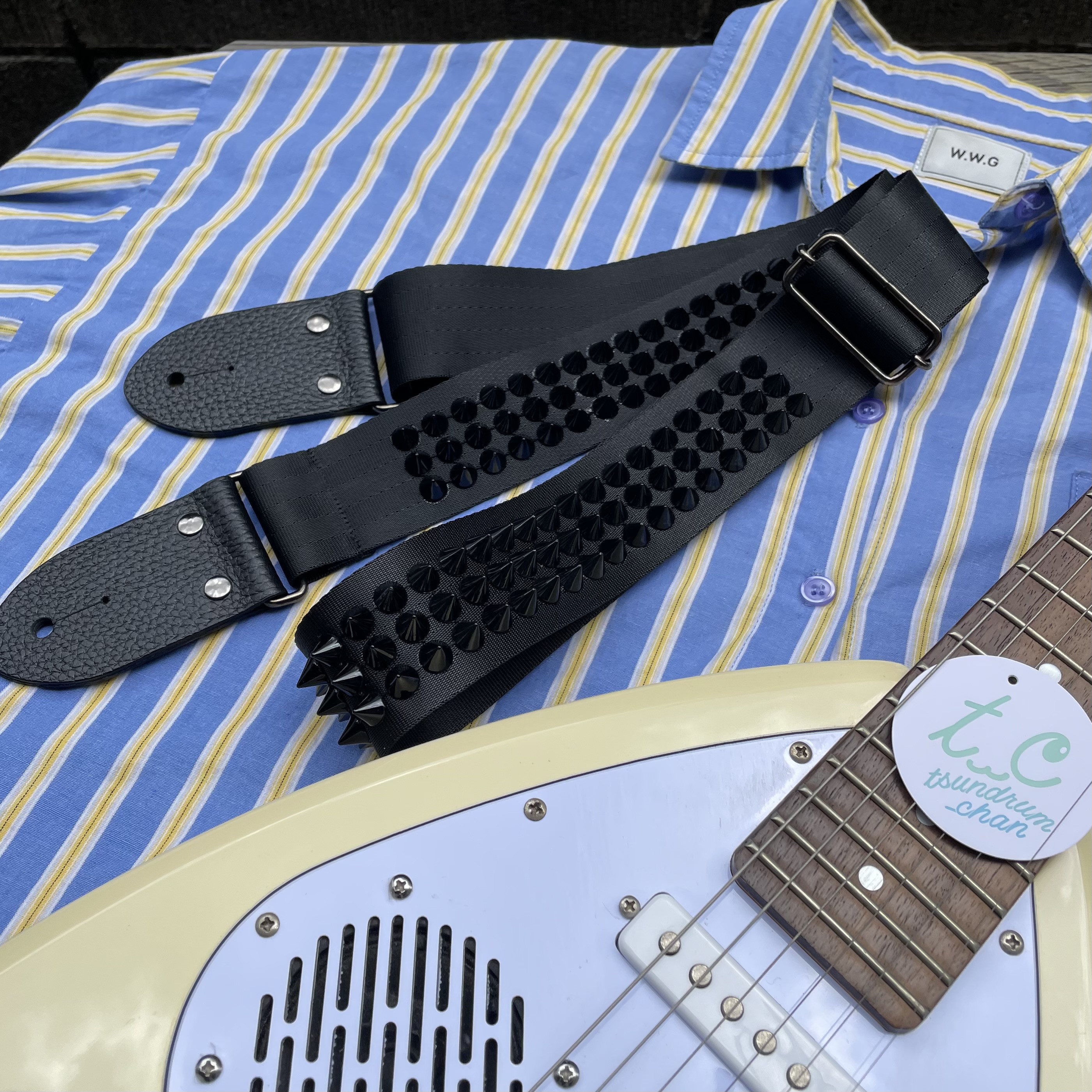mr.madman！オーダーギターストラップ 本革製ギターストラップ専門店｜708works ナナゼロハチワークス