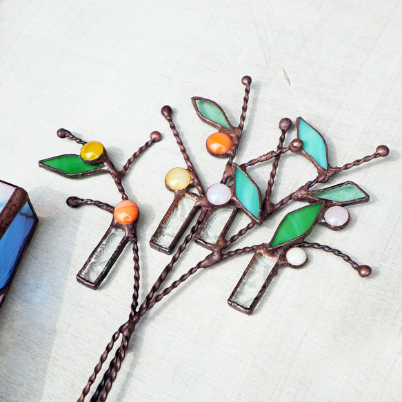 気軽に七夕♪ステンドグラスの七夕飾り 7枚目の画像