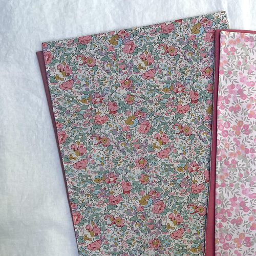 ハンドメイド ランチョンマット リバティ リバーシブル アデラジャ